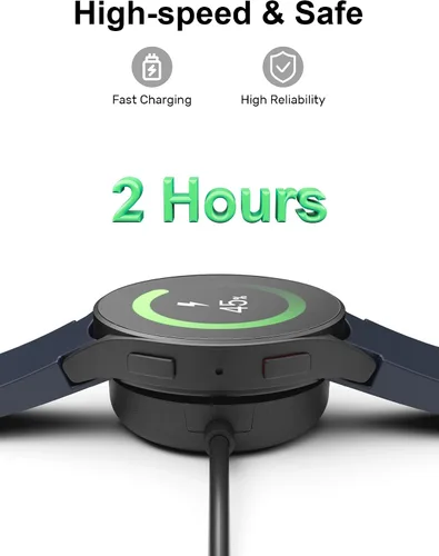 Miniatura 4 de Cargador USB C compatible con Samsung Galaxy Watch 7/Ultra/FE/ 6/6 Classic/5/5 Pro/4/4 Classic/3/Active 2/Cable de carga activo tipo C