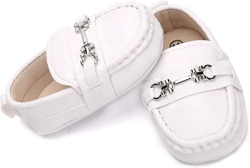 Miniatura 3 de Greceen Zapatos Oxford de piel sintética para niños y niñas, adecuados para gatear, vestido de boda, fiestas de cumpleaños y cualquier ocasión