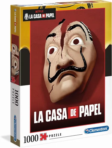 Clementoni - 39533 - Puzzle La Casa De Papel/Money Heist - 1000 Piezas - Hecho en Italia - Rompecabezas para Adulto - Puzzles Netflix