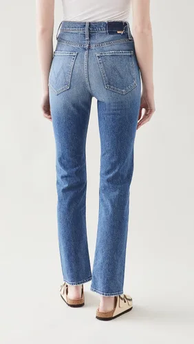 Miniatura 3 de MOTHER Jeans de cintura alta para mujer Negro