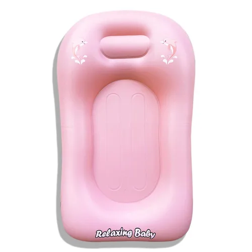| Bañera inflable para bebé, asiento de bañera para recién nacido, piscina antideslizante para sentarse, ducha plegable para niños pequeños, baño de