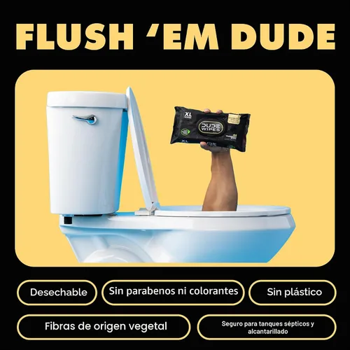 Miniatura 3 de DUDE Toallitas – Toallitas desechables – Paquete de 3, 144 unidades – Manteca de karité suave extra grande – Vitamina E y aloe – Seguro