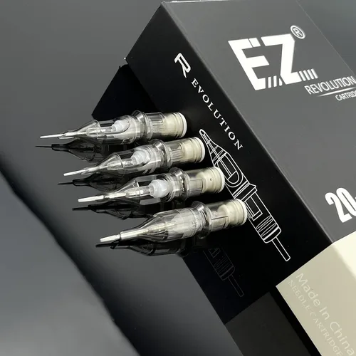 Miniatura 2 de EZ - Agujas de cartucho de tatuaje – 20 piezas #06 (1RL) Maquillaje Permanente SMP Redondo Liner Cartuchos de Agujas de Tatuaje Desechables