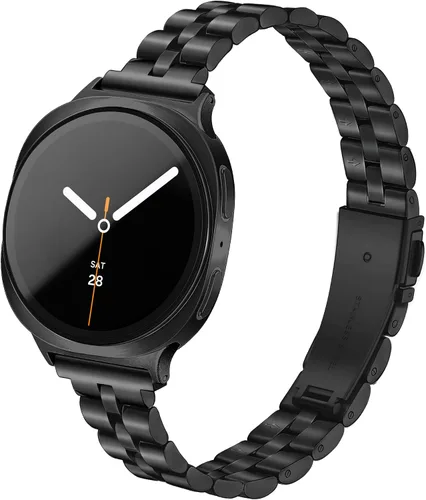 Melyis Correa delgada de metal para Samsung Galaxy Watch 8 7 6 5 4 FE 1.575 in 1.732 in/Galaxy Watch 8 6 4 Classic, 0.787 pulgadas de acero