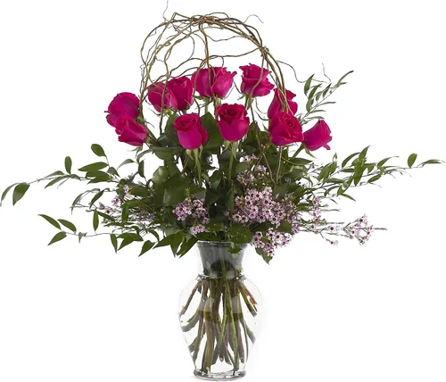 Miniatura 3 de Floral Supply Online Florero de Jardín de Primavera de 10 5/8" y Folleto Guía de Flores - Florero Decorativo de Vidrio para Arreglos Florales