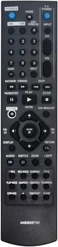 AIDITIYMI AKB36097101 - Control remoto de repuesto para LG DVD VCR Combo grabadora de DVD grabadora de video casete RC897T RC700N RC797T RC397HM