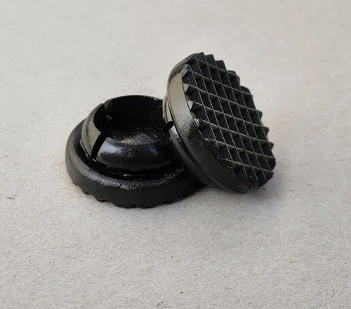 Miniatura 5 de Jejavu Protectores especiales de hierro forjado de 1 pulgada, se adaptan a 1 pulgada de diámetro interior, protectores de suelo para patas de silla