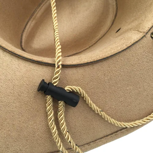 Miniatura 5 de Sandy Ting Sombrero vaquero occidental de ala ancha de fieltro sintético para hombre