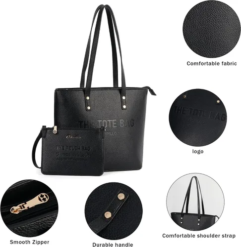 Miniatura 4 de Bolso de mano para mujer, bolso mediano con asa superior