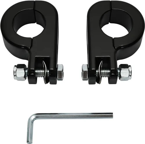 Miniatura 18 de TCMT - Kit de montaje de protectores de estribos para viajar en autopista de 1 1/4 de pulgadas (32 mm), para motocicletas Harley Touring Road