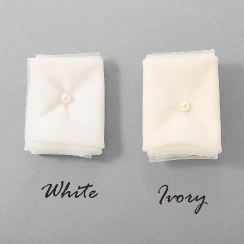 Miniatura 2 de Latious Velos de novia de encaje blanco de 1 nivel, velo de novia floral, velos largos de tul con peine, velos catedrales para novias y mujeres