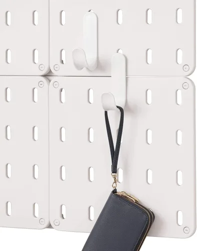Miniatura 10 de iDesign Cade - Contenedor organizador modular de plástico sin BPA para colgar, 5.04 x 3.04 x 4 pulgadas, color gris
