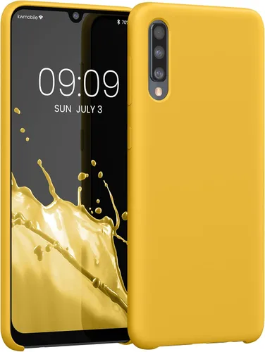 Miniatura 100 de kwmobile Funda Compatible con Samsung Galaxy A14 5G - Funda de teléfono de TPU y silicona con acabado suave - Verde Lima