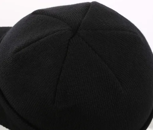 Miniatura 3 de Home Prefer - Gorro de invierno para hombre con visera, cálida y doble punto.