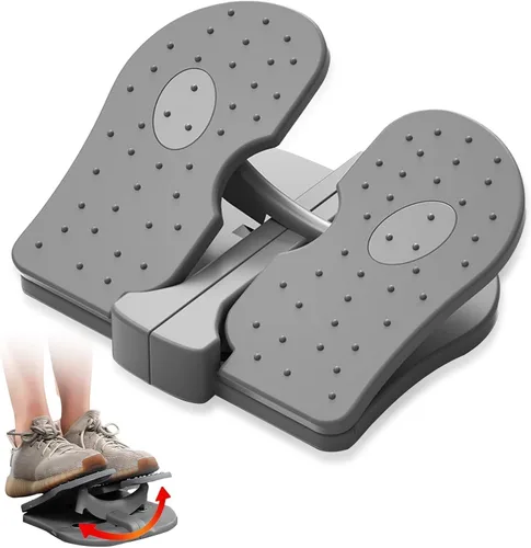 Mini entrenador paso a paso, máquina de ejercicio de nailon reforzado para pies, escalera, silenciosa, plegable, para piernas para oficina en casa