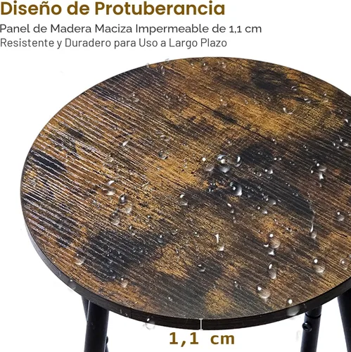 Miniatura 4 de Soporte para plantas de interior, soporte de madera alto de 2 niveles, soportes de esquina de piso de 4 patas, estante resistente para plantas
