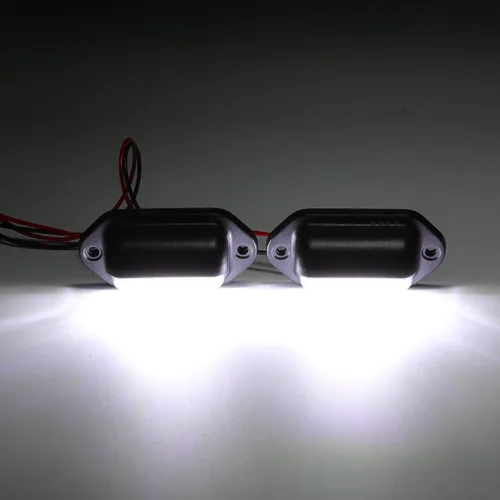 Miniatura 7 de CZC AUTO Luz LED Exterior de 12V para Placa de Matrícula, Lámpara de Cortesía Interior de Cúpula/Techo, Maletero/Carga, Bajo el Capó, Total 12
