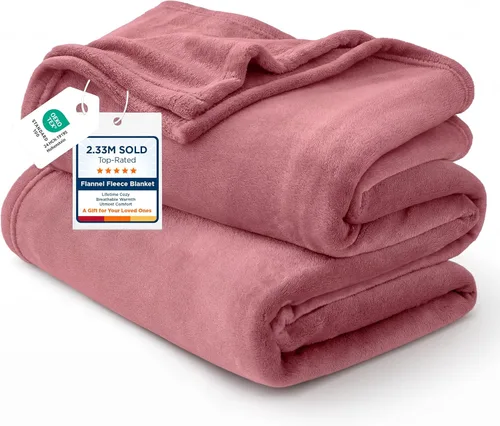 Miniatura 18 de Bedsure GentleSoft - Mantas de forro polar azul marino tamaño Queen - Manta de cama azul suave ligera afelpada difusa acogedora microfibra de lujo
