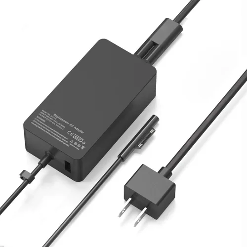 Miniatura 2 de Cargador de portátil Surface Pro de 65 W para Microsoft Surface Pro 10/9/8/7/6/5/4/3/X, Windows Surface Laptop 6/5/4/3/2/1, Surface Book 3/2/1