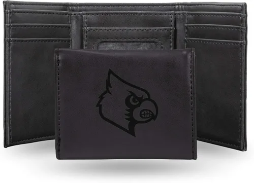 Miniatura 151 de NCAA Rico Industries - Billetera triple grabada con láser, con grabado láser, accesorio para hombre