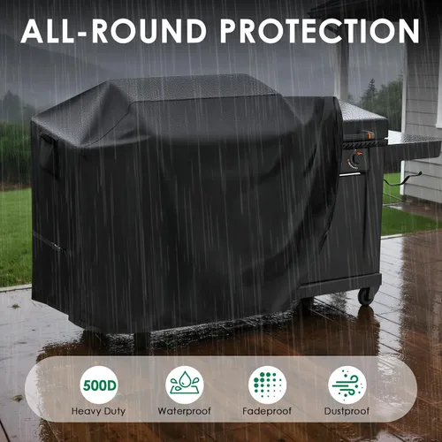 Miniatura 6 de Cubierta para parrilla para Blackstone 22" XL Griddle Pellet Grill Combo, Cubierta impermeable para parrilla al aire libre para Blackstone Omnivore