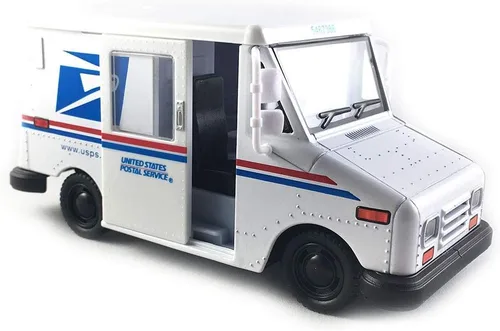 Camión de correo postal de los Estados Unidos USPS 1987 Grumman LLV Escala 1:36 Die Cast Metal 5 Inch Model Toy Truck