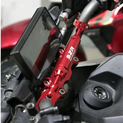 Miniatura 5 de Para Yamaha XT 660 Z Tenere XT660Z XTZ 660 XT660X XT 660 X R Barra de equilibrio de motocicleta Barra transversal (color : A negro, tamaño: 1)