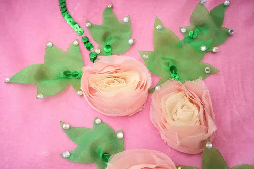 Miniatura 4 de Tutú de ballet de baile de flores para niños, leotardo integrado. Vestidos para niñas Ballet de baile
