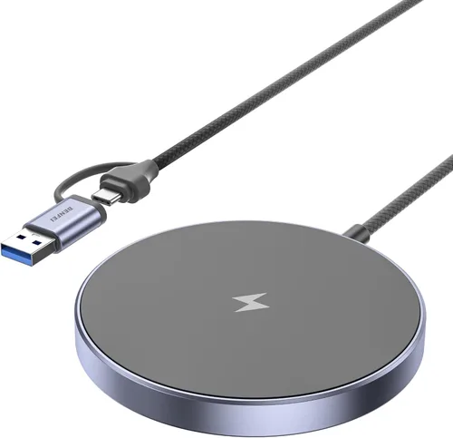 BENFEI Cargador Inalámbrico Magnético de 15W Compatible con Cargador MagSafe/iPhone 16/16 Pro/16 Plus/16 Pro Max/iPhone 15 Pro Max Plus/iPhone 14 13