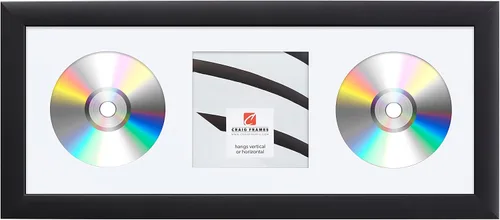 Miniatura 22 de Craig Frames paspartú para mostrar CD con marco negro de 1 pulgada