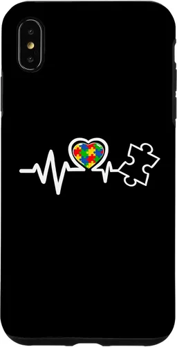 Miniatura 11 de Heart Puzzle Piece Heartbeat Cool Autism Awareness Case for iPhone 16