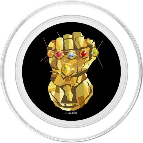 Miniatura 2 de Marvel Infinity War Low Poly Gauntlet PopSockets MagSafe PopGrip para iPhone