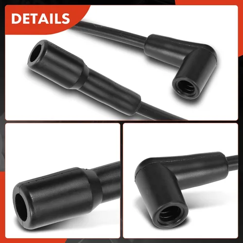 Miniatura 7 de A-Premium Juego de 6 cables de bujía de encendido compatibles con Jeep Cherokee CJ7 Comanche Scrambler Wagoneer Wrangler Eagle Premier AMC Eagle