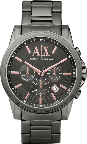 Miniatura 20 de Reloj cronógrafo Armani Exchange AX para hombre con correa de cuero, acero inoxidable o silicona