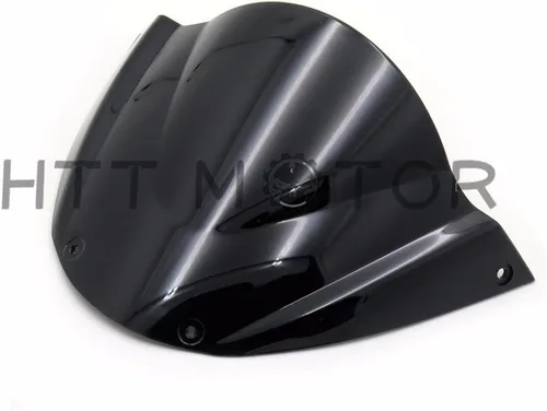 Miniatura 3 de SMT-Parabrisas compatible con Ducati Monster 696 2008 2009 2010 2011 2012-2014 negro [B074V39YYR]