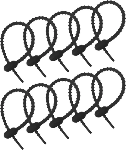 Miniatura 14 de MECCANIXITY Paquete de 30 bridas de silicona reutilizables de 6 pulgadas para el hogar, oficina, cocina, organizador de bolsas de alimentos, gestión