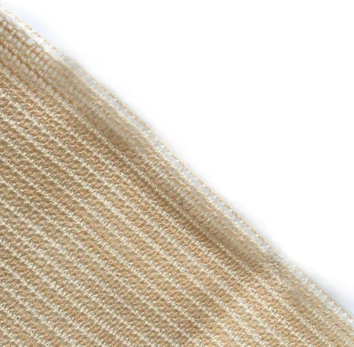 Miniatura 5 de Shatex Tela de sombreo solar del 90%, malla de red de bloqueo solar con clips para cubierta de pérgola, pantalla vertical para porche, beige de 2.44