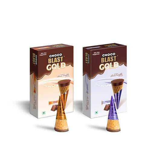 Miniatura 11 de Pure Temptation® Gold Chocoblast - Caja de regalo de chocolate – Snack con sabor a chocolate – Paquete de chocolate premium – Caja de regalo