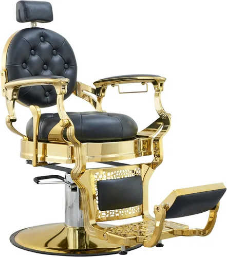 Miniatura 12 de Silla de peluquero vintage para peluqueros Heavy Tattoo Shampoo Equipo de salón de belleza Plateado