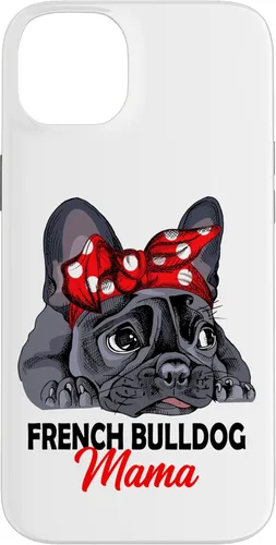 Miniatura 15 de iPhone 13 Pro Max Frenchie Mama Lindo Bulldog Francés Perro Mamá Divertido Estuche de Regalo para Mujer