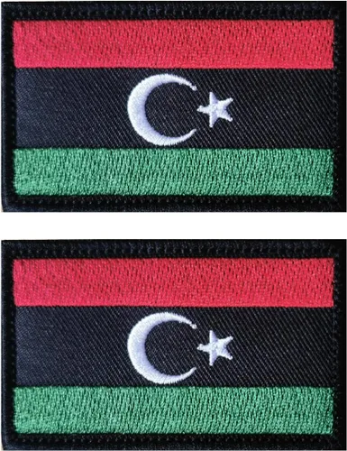 Miniatura 60 de 2 parches de bandera de Japón de AliPlus bordados tácticos militares moral parche apliques gancho y bucle