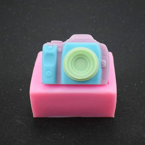 Miniatura 5 de 3D Cámara Silicona Chocolate Caramelo Molde Cake Decorar Herramientas DIY Mini Jabón Molde