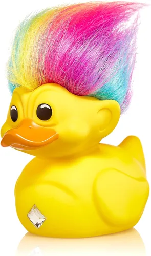 TUBBZ First Edition Rainbow Troll Figura coleccionable de pato de goma de vinilo – Producto oficial de Trolls – TV, películas y videojuegos Arco