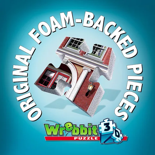Miniatura 8 de Wrebbit3D Fire Station - Rompecabezas 3D Colección Urbania 285 piezas de rompecabezas Paisaje urbano encantador y único de una ciudad pequeña