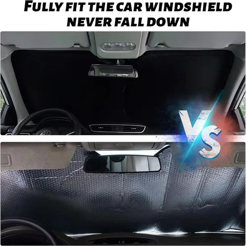 Miniatura 3 de Parasol para parabrisas mejorado para Toyota Tundra 2007-2021, visera plegable para parabrisas que bloquea los rayos UV