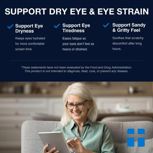 Miniatura 5 de Opti + AREDS 2 Suplementos Suplementos para la visión y la salud ocular para adultos Incluye luteína, zeaxantina, zinc y vitamina C para apoyo