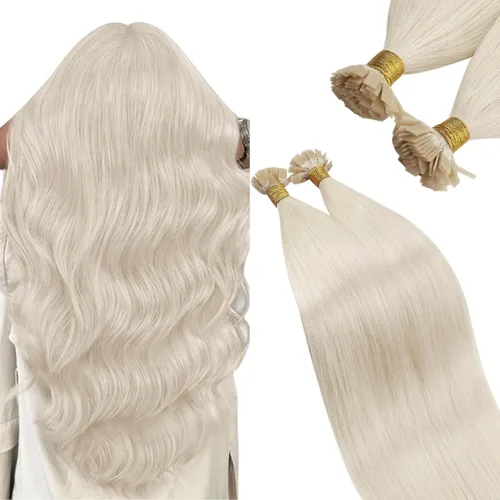 Miniatura 64 de Ugeat - Extensiones de cabello humano con microanillo, 14 pulgadas, extensiones de cabello Remy con microcuentas de 1 gm/hebra, 50 gms, extensiones