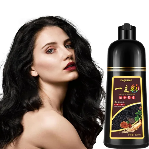 Miniatura 11 de Tinte plateado para el cabello, champú instantáneo de tinte para el cabello para hombres y mujeres, tintes de color plateado a base de hierbas 3