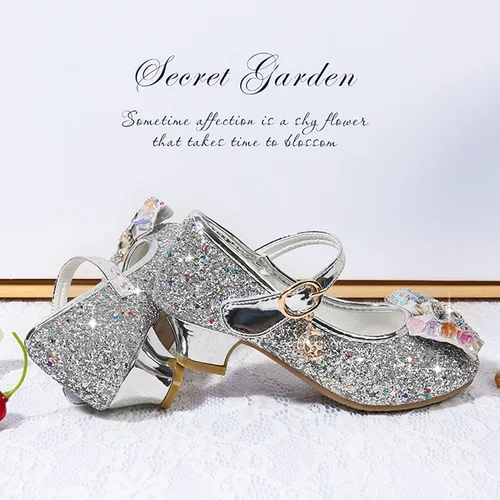 Miniatura 4 de Cadidi Dinos Zapatos de vestir para niñas zapatos de fiesta de boda zapatos de tacón Mary Jane Princesa bebéniño pequeñoniño grande