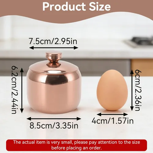 Miniatura 2 de Cyrank Azucarero, azucarero de acero inoxidable con tapa, tarro de condimento para café, contenedor de especias, recipiente de metal con tapa
